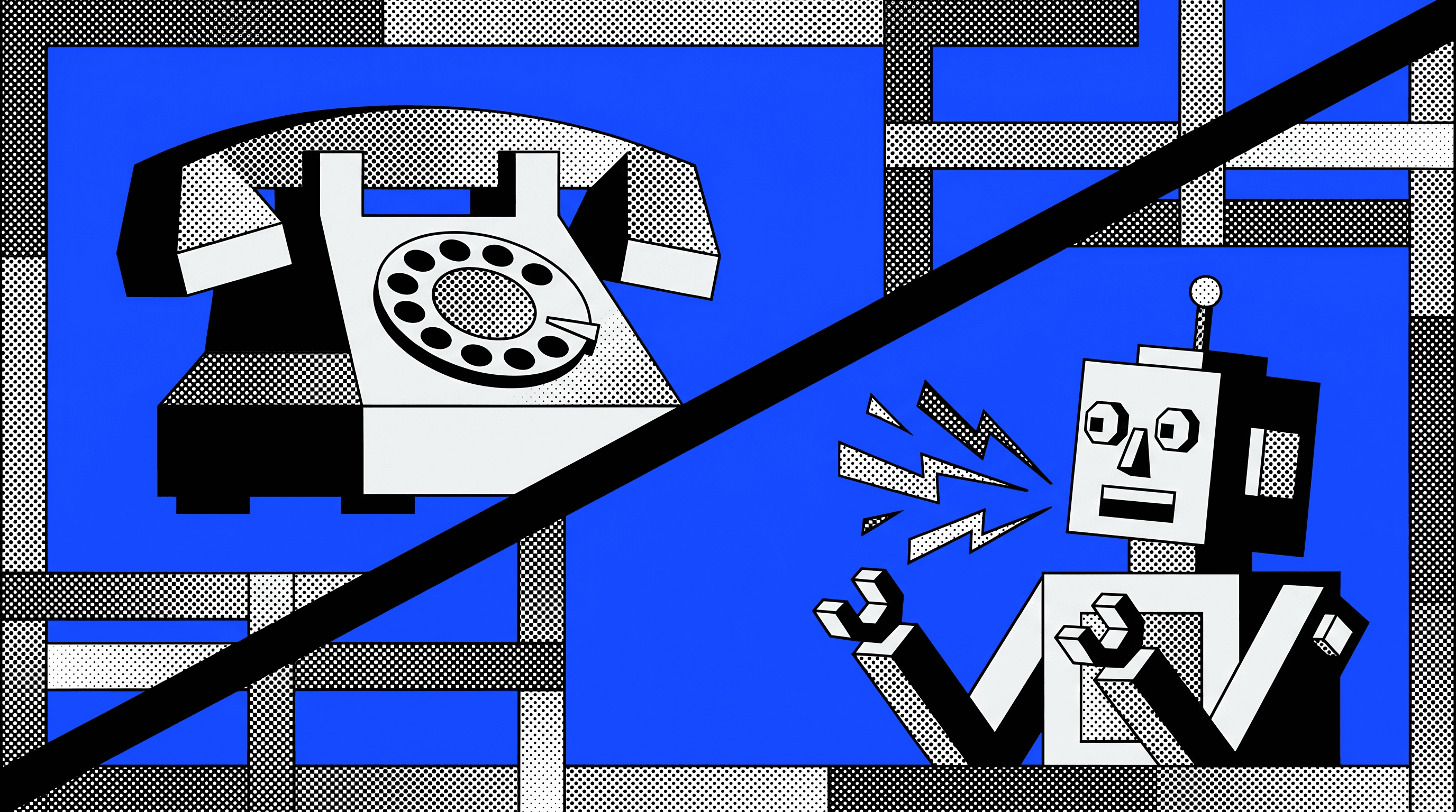 Agent vocal IA gérant des conversations téléphoniques avec les clients